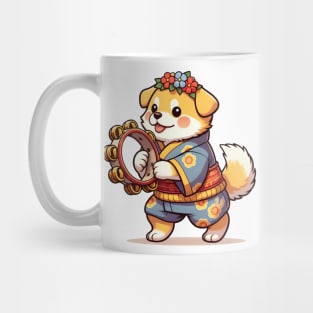 Tambourine dog Mug